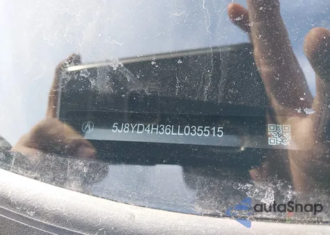 2020 Acura Mdx Standard из США, поврежденный, VIN 5J8YD4H36LL035515